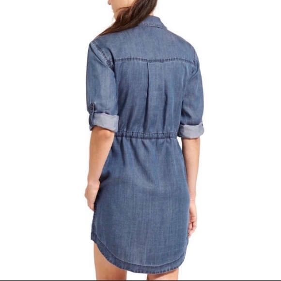 Athleta Denim Shirt Dress - Picture 2 of 9
